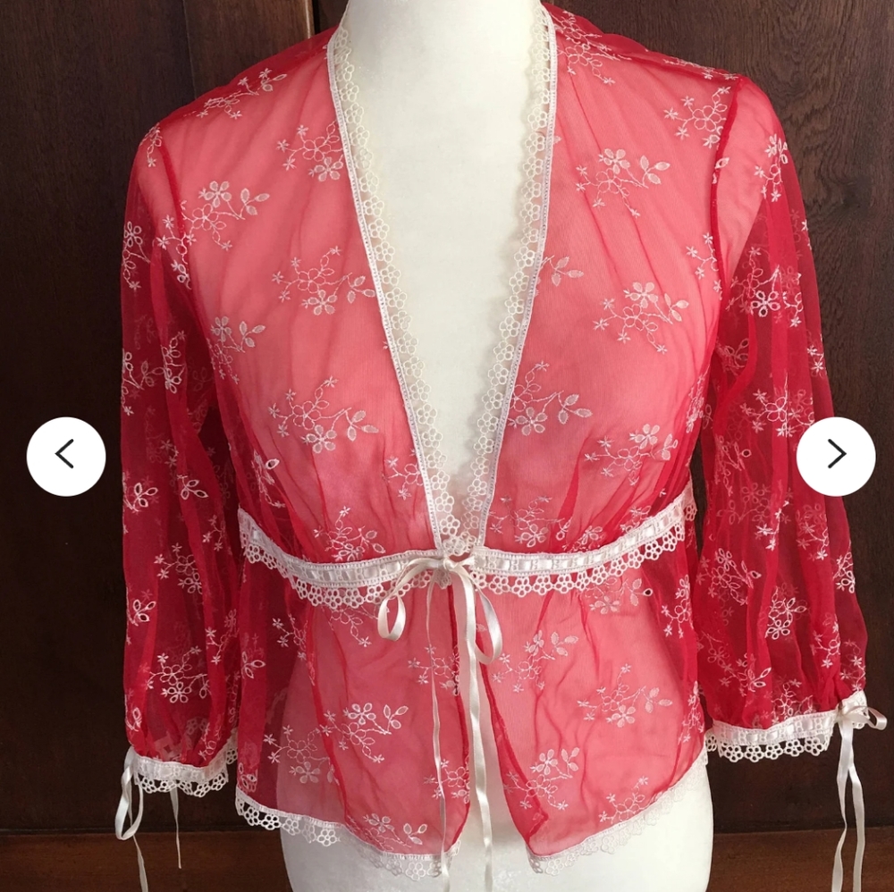 Babydoll Victoria's Secret Embroidered Sheer